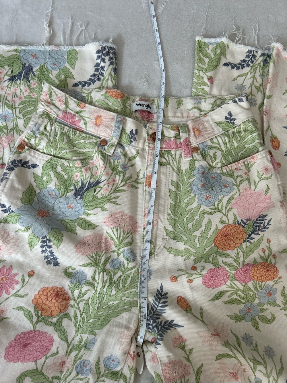 Wrangler Floral Flare Jeans - Picture 6 of 8